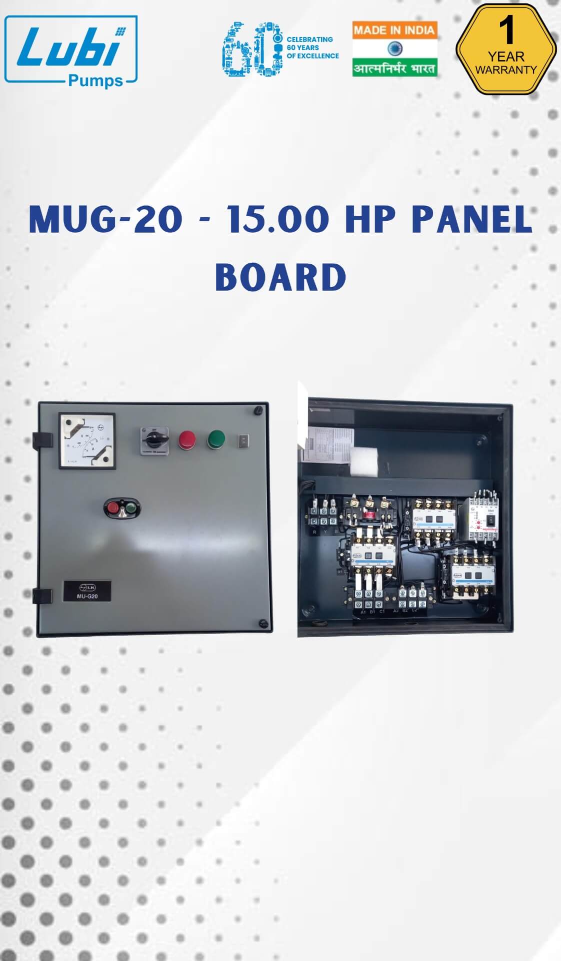 MUG-20 - 15.00 HP Panel Board